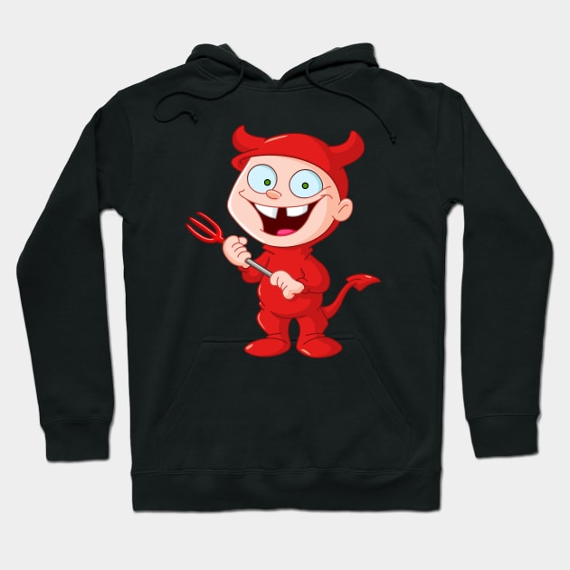 Devil kid Hoodie by DigiToonsTreasures